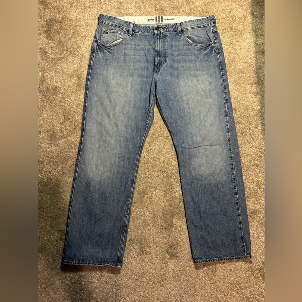 Tommy Hilfiger - Mens Jeans Sz 40x32 Freedom Fit Premium Denim 100% Cotton Pants